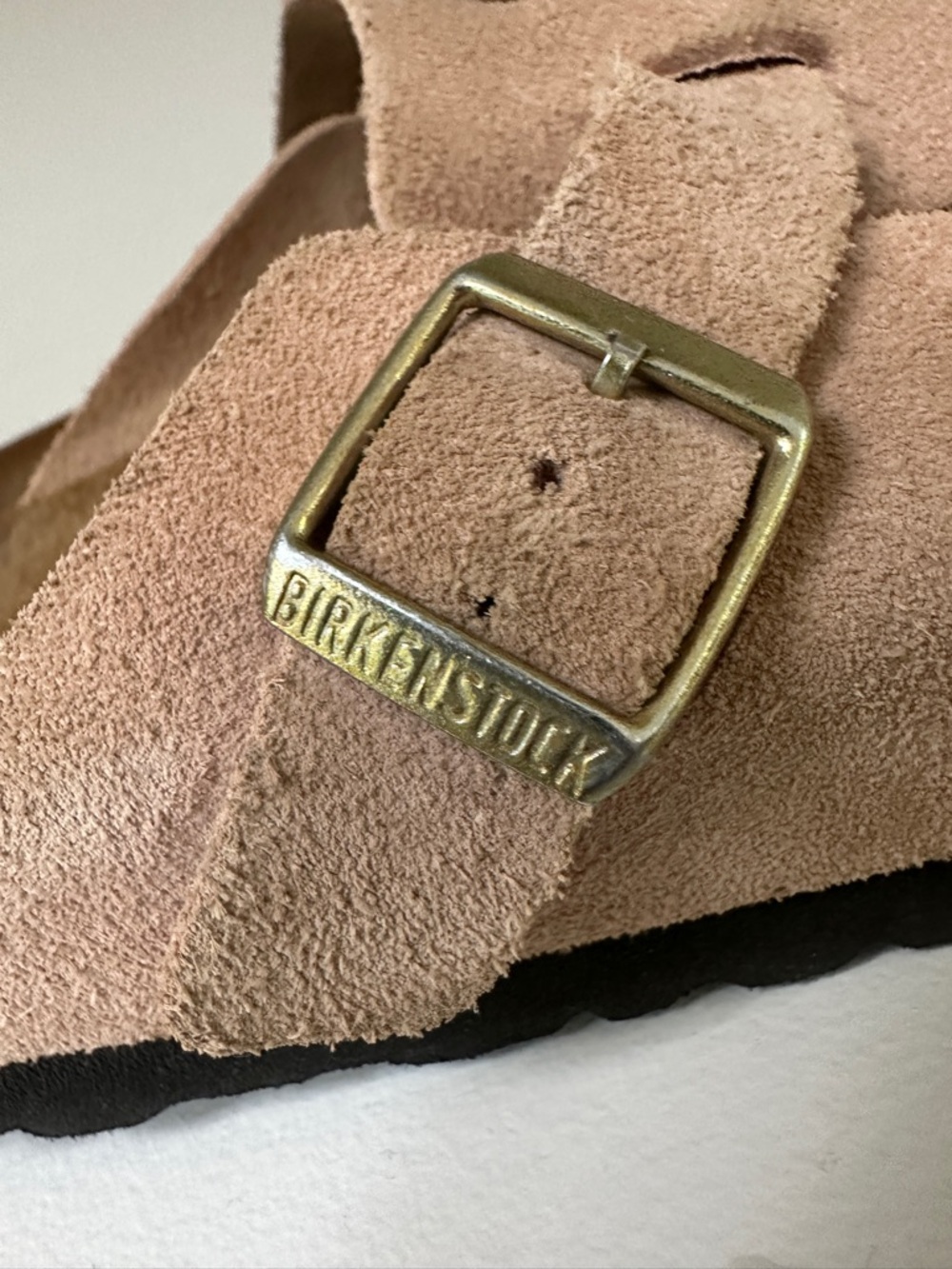 Women's Birkenstock Suede Blush Colored Boston Clog Size 39 - Picture 5 of 8